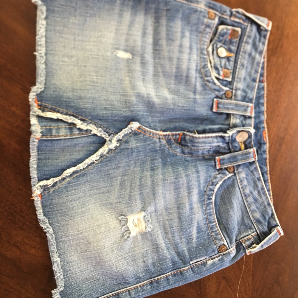 Jean mini skirt size 27